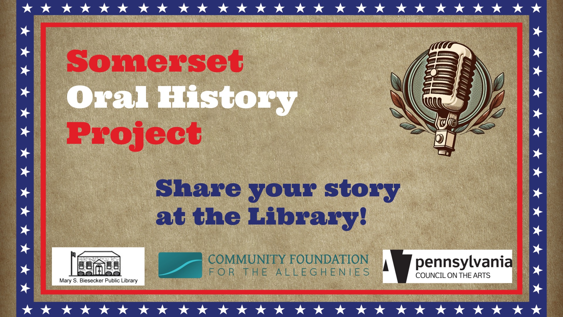 banner for somerset oral history project